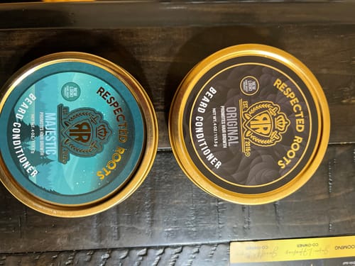 Customer photo review of Respected Roots Beard Conditioner - Majestic Scented (4 oz.)