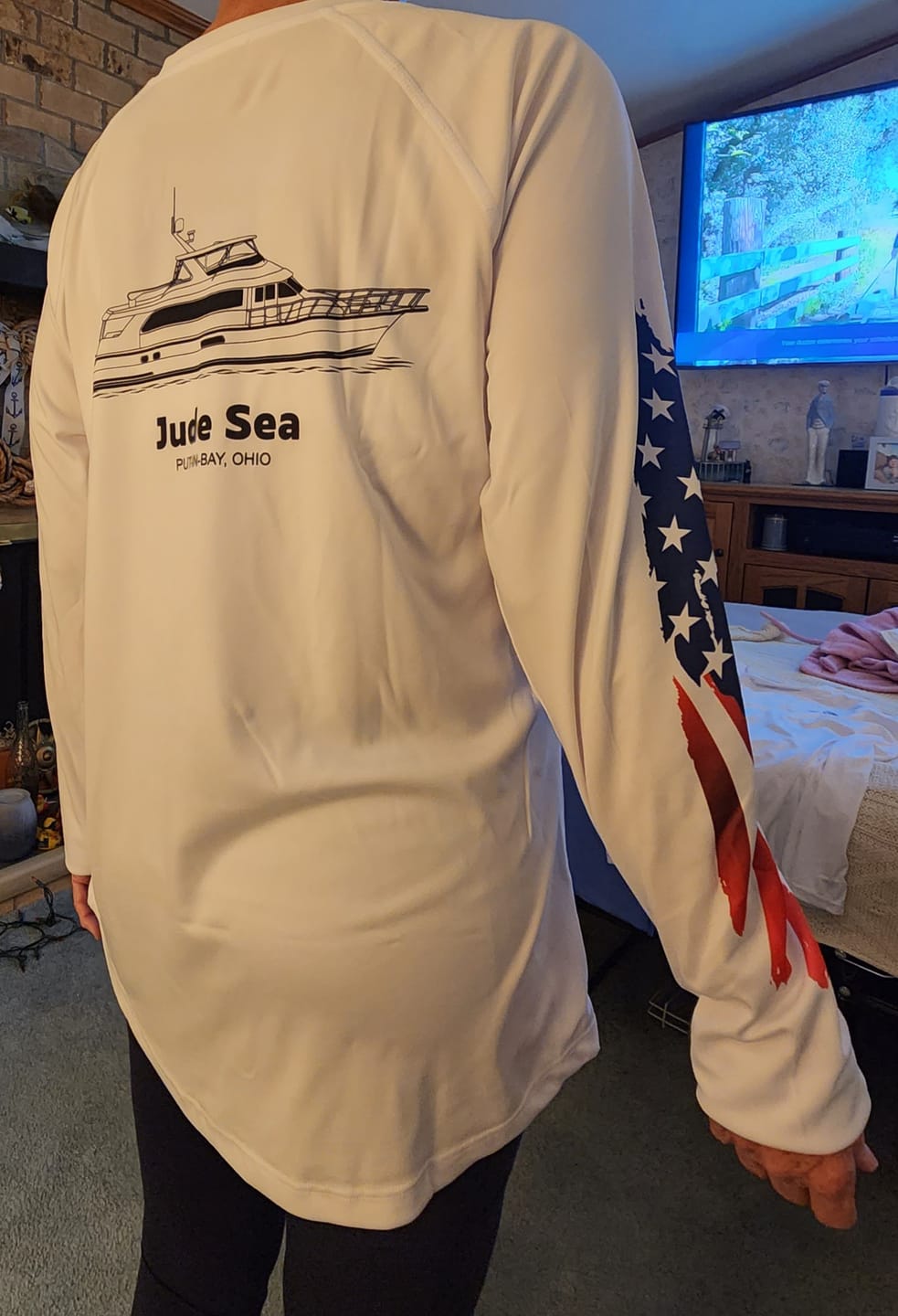Customer photo review of Custom Men's Performance Polos
