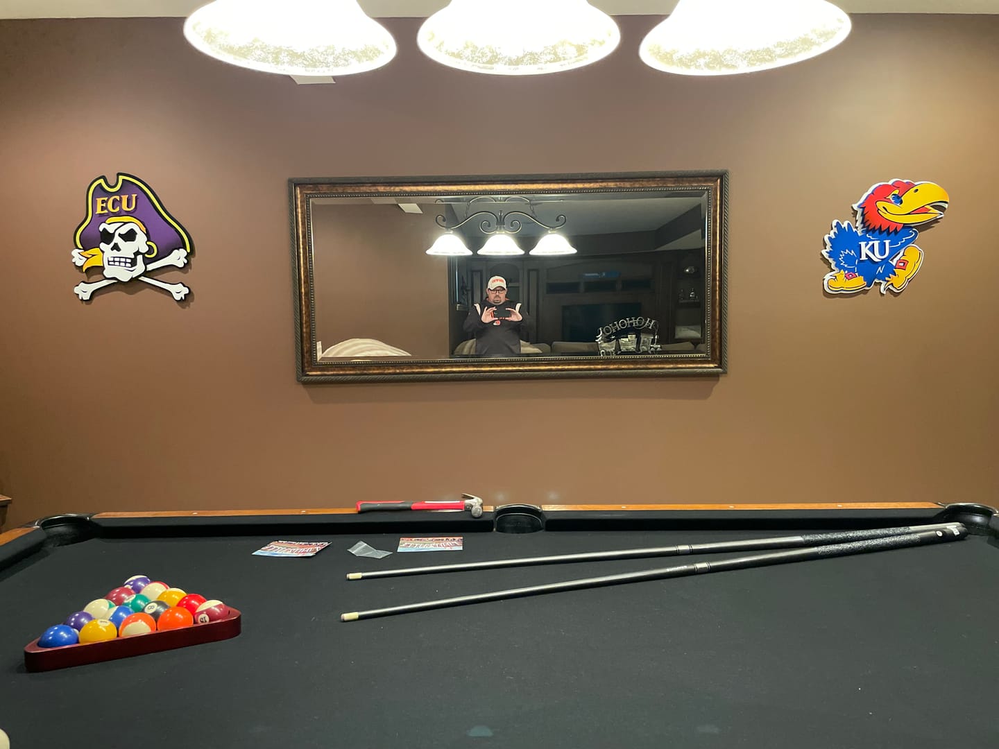 Customer photo review of East Carolina ECU "PIRATE" 3D Vintage Metal Wall Art