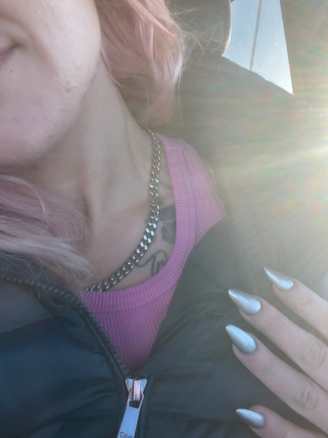 Customer photo review of 8mm Cuban Link Engravable Chain