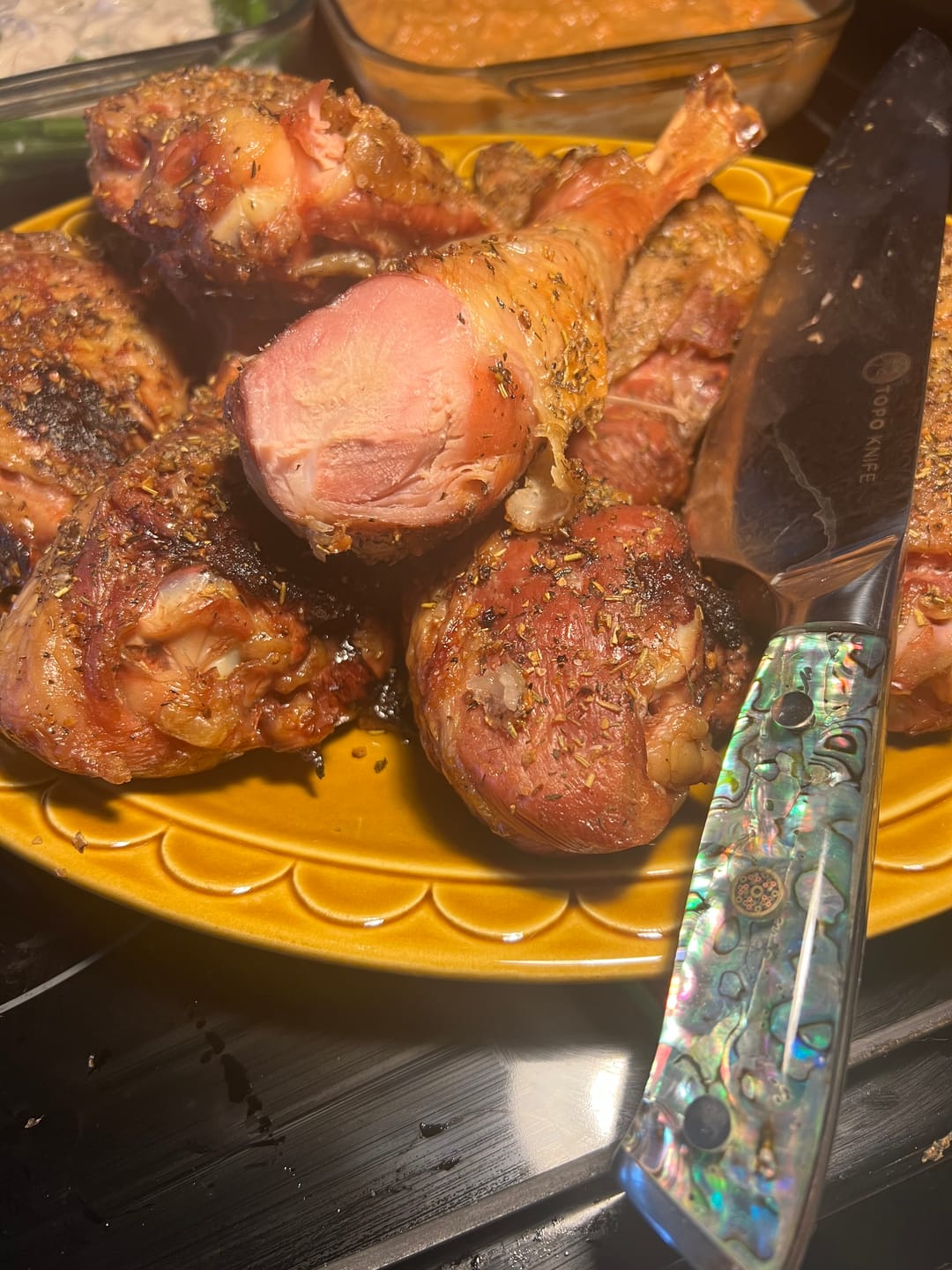 Customer photo review of Topo Handmade Chef Knife