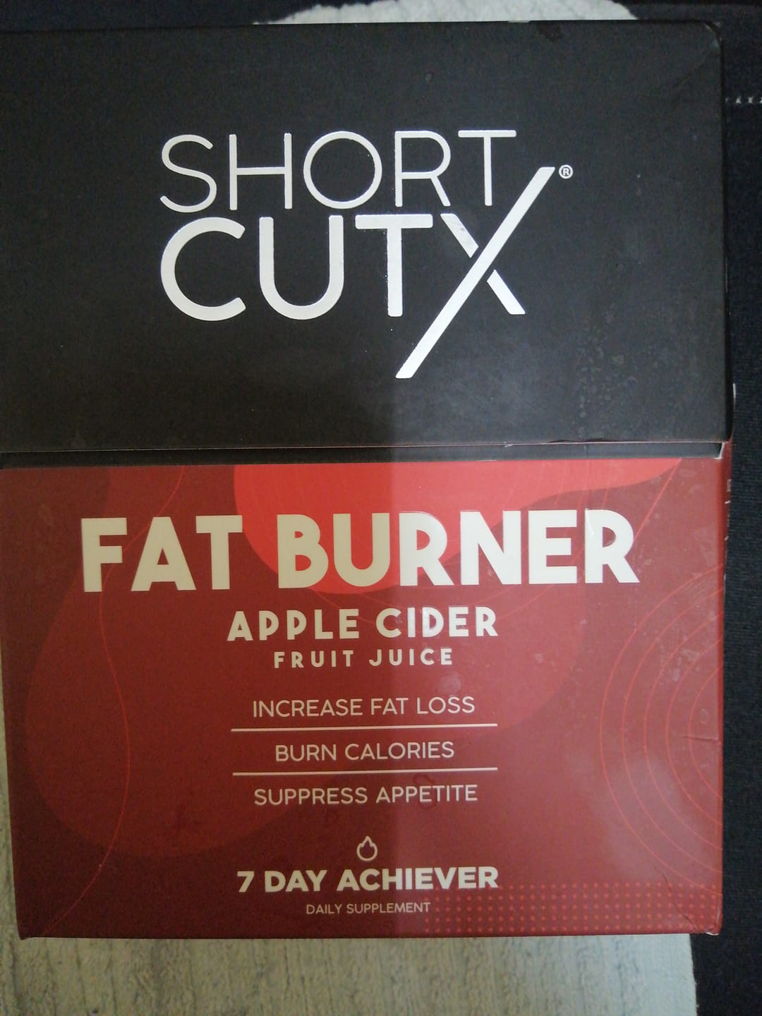Customer photo review of Shortcutx Fat Burner Apple Cider Fruit Juice