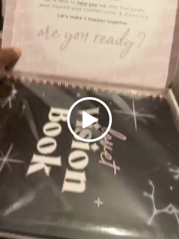 Customer video review of Vision Board Graphics Book