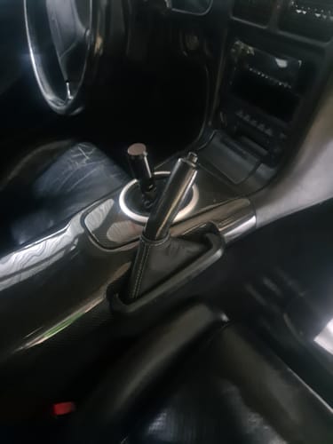 Customer photo review of Ultimate Halo Shifter Surround Kit - Carbon Fiber Available