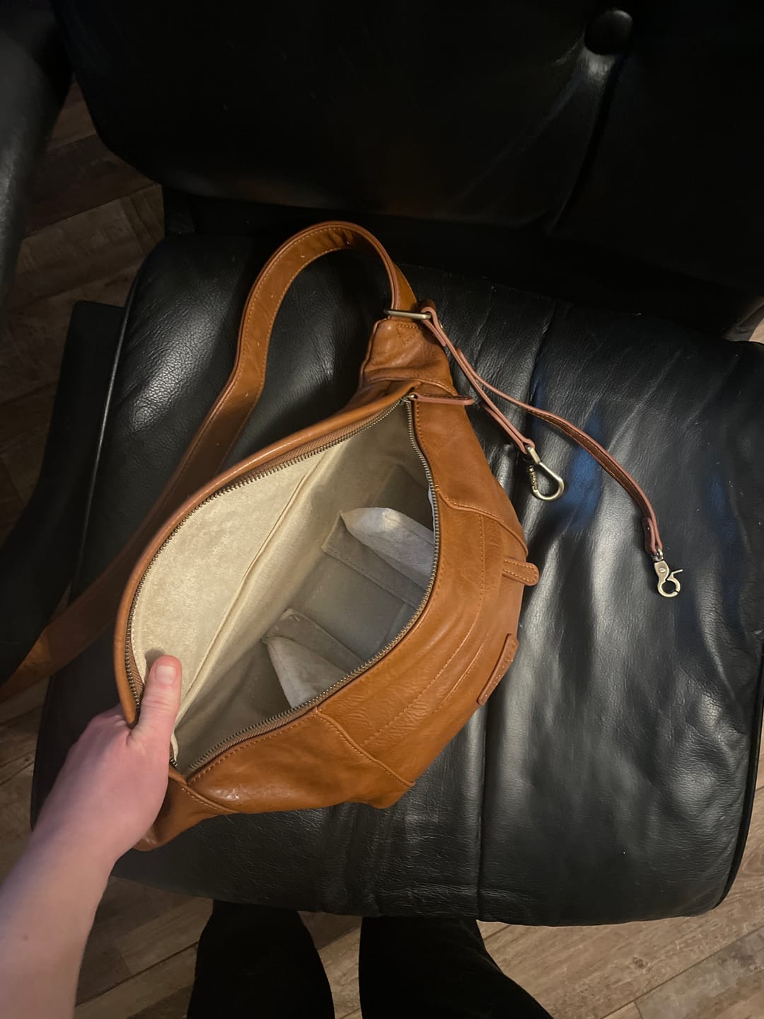 Customer photo review of The Photographer's Sling Bag
