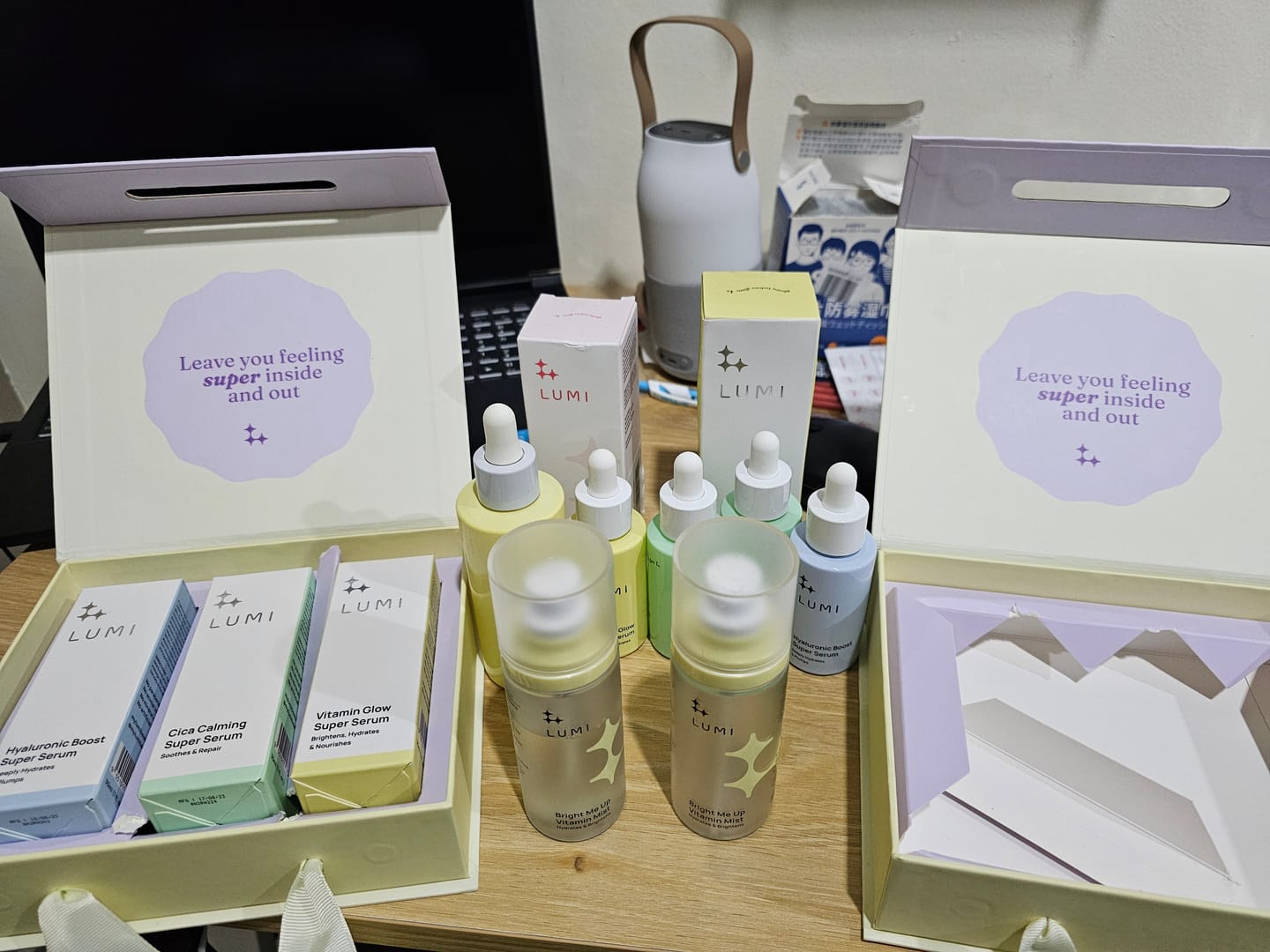Customer photo review of Super Serum Trio