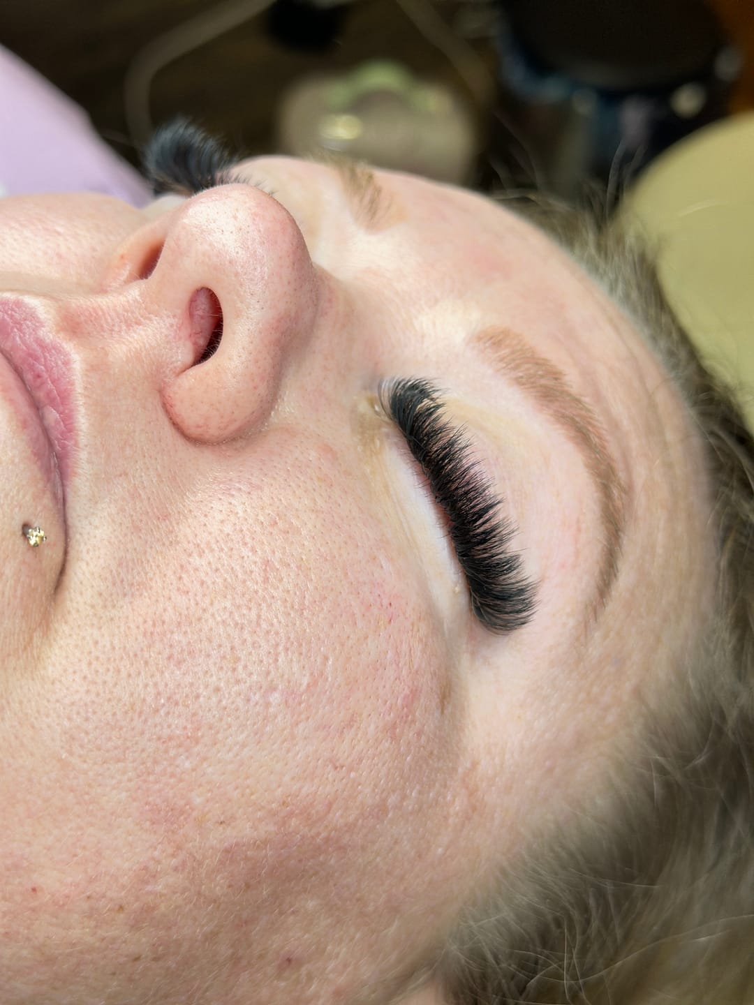 Customer photo review of UV Lash Glue Clear 5ml