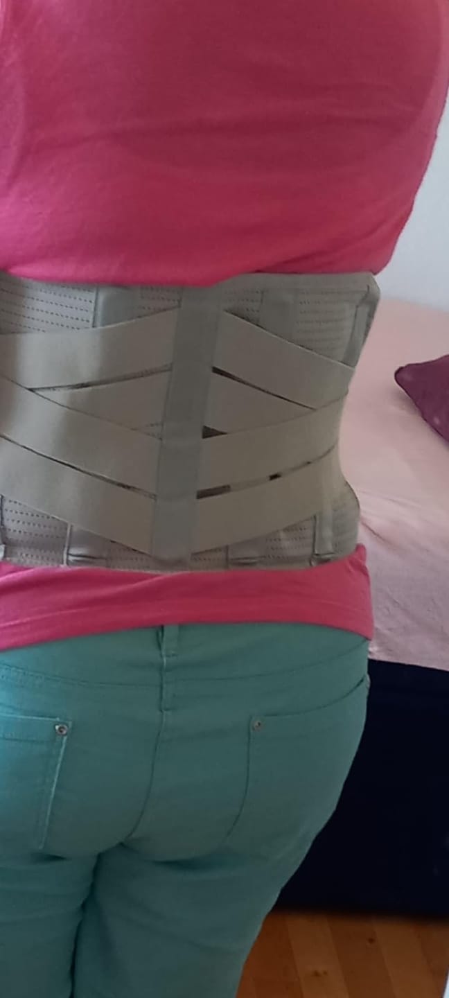 Customer photo review of VITALWORXX Rückengurt
