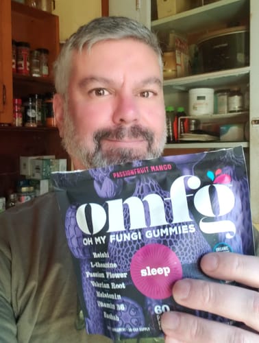 Customer photo review of Passionfruit Mango Sleep Gummies