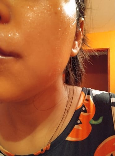 Customer photo review of Hydrating Gentle Skin Cleanser for Dry to Normal Sensitive Skin