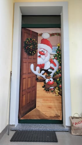 Customer photo review of Incubo prima delle decorazioni per esterni di Natale