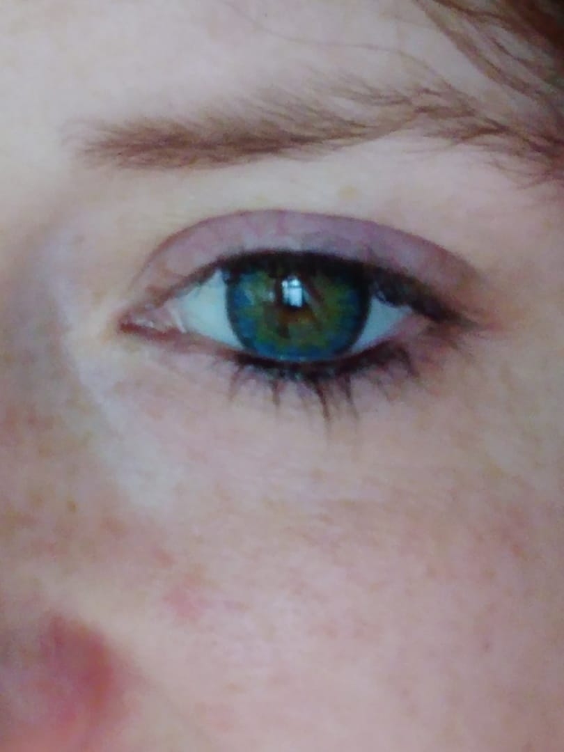 Customer photo review of Romantic Paris Blue Colored Contacts (2Pcs) 6 Months