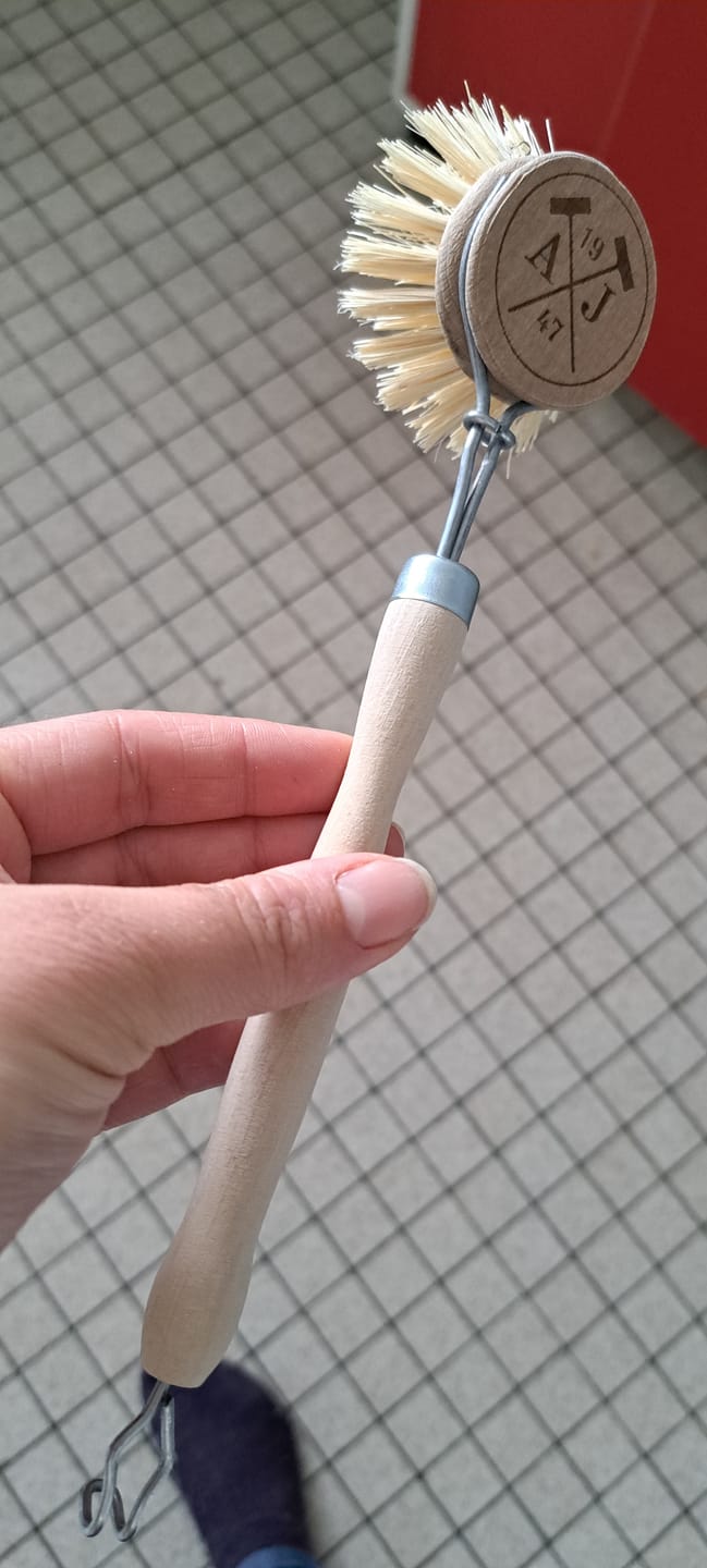 Customer photo review of Brosse à vaisselle avec tête remplaçable