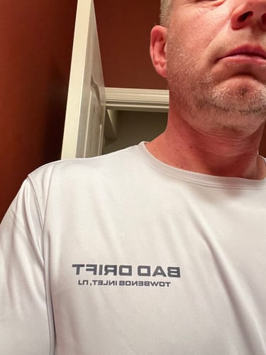 Customer photo review of Custom Dri-Fit Fishing Hoodies