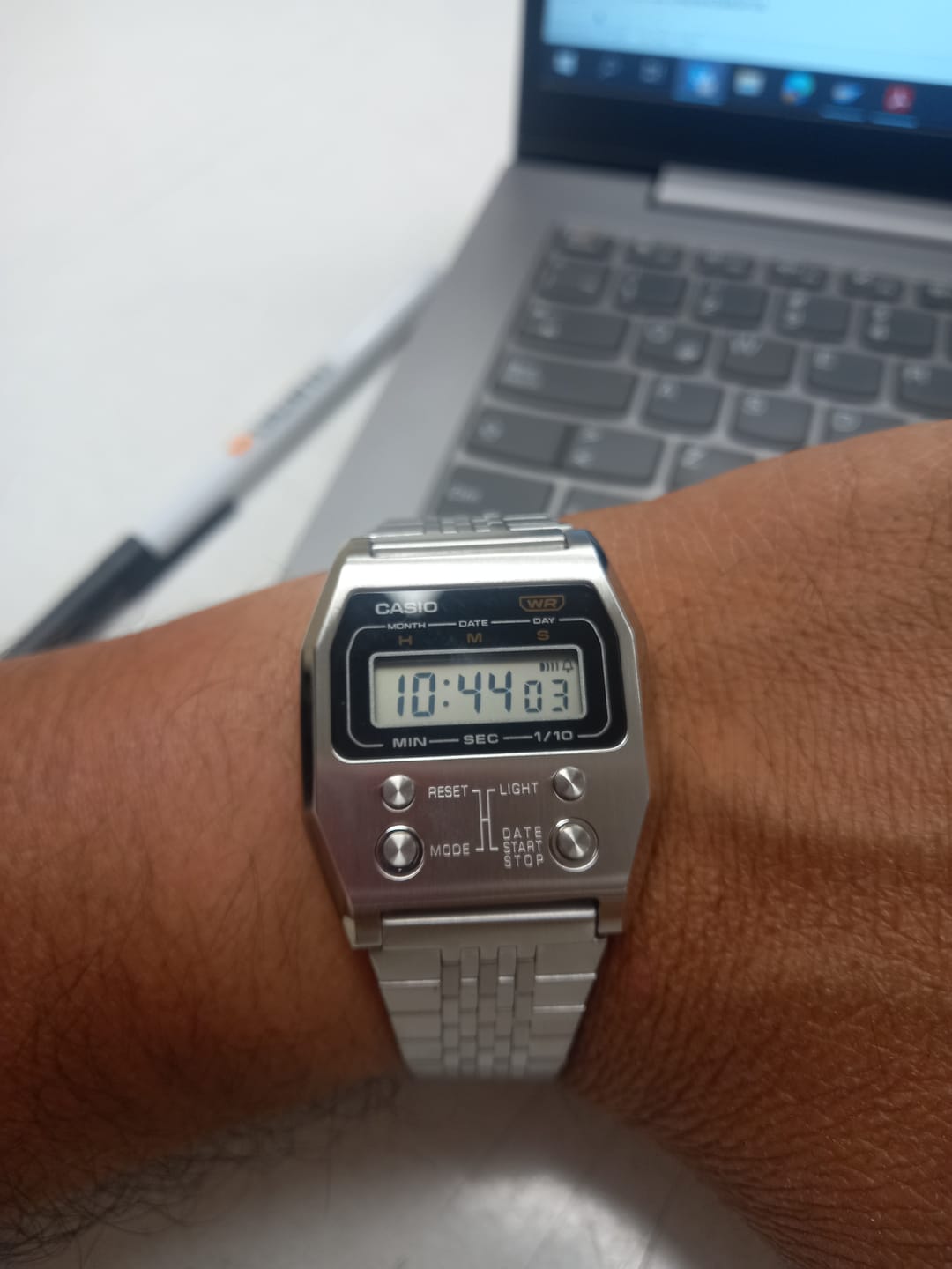 Customer photo review of Reloj Casio Vintage A1100D-1DF Caja Metálica Reedición 1978