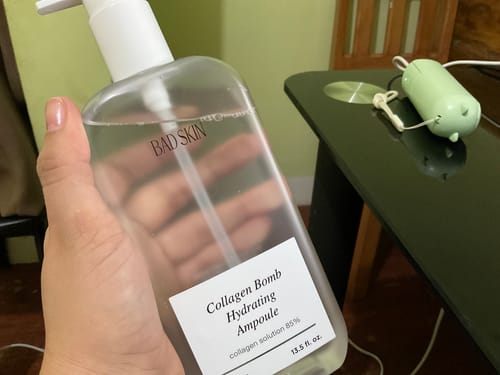 Customer photo review of Bad Skin™ Korean Collagen Bomb Hydrating Ampoule