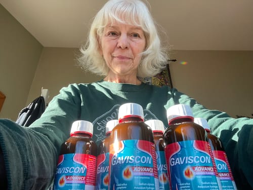 Customer photo review of Gaviscon Advance Aniseed Flavour Oral Suspension, 300ml