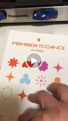 Customer video review of BTS - PERMISSION TO DANCE ON STAGE IN THE US WEVERSE SHOP GIFT VER.