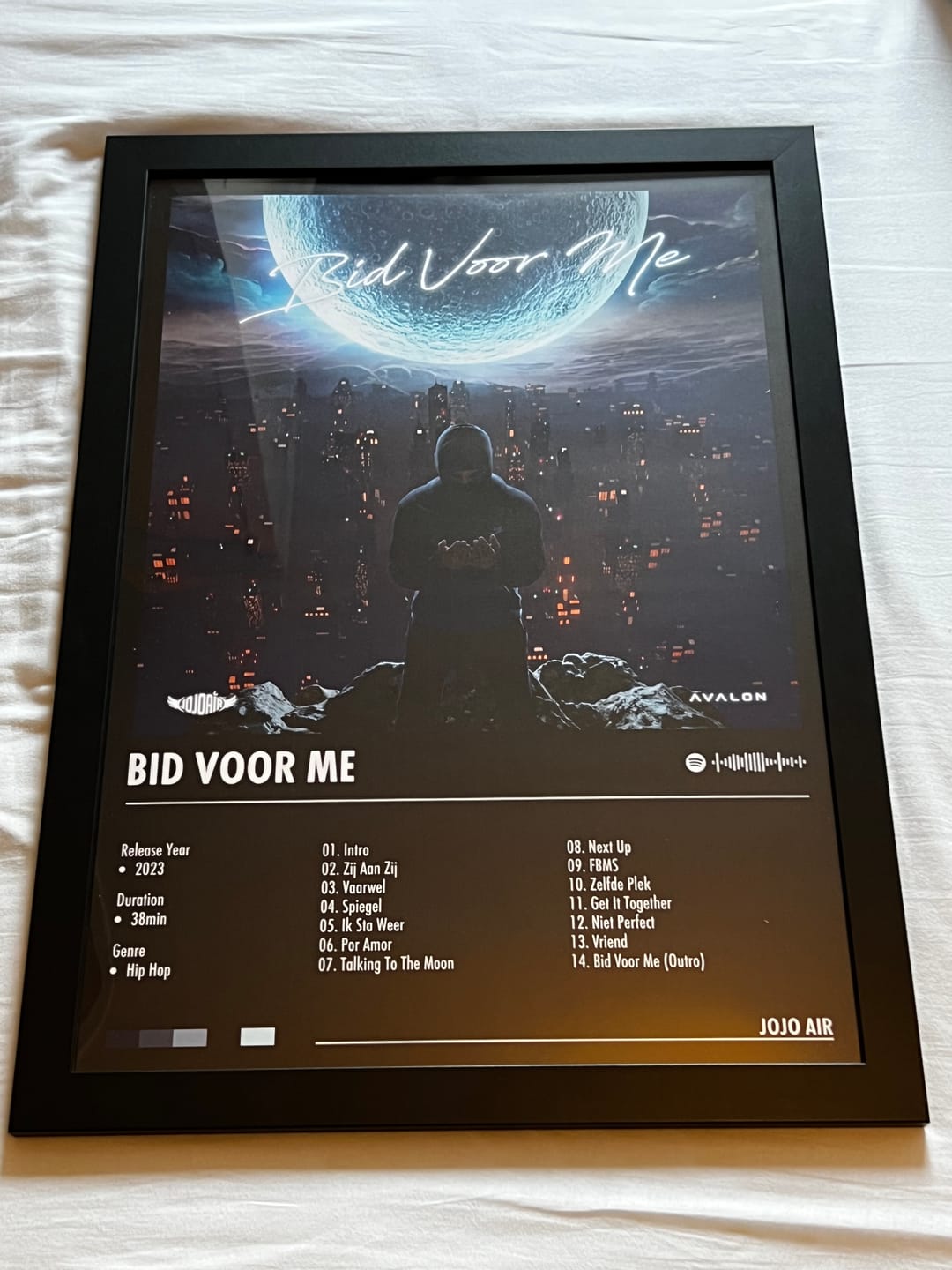 Customer photo review of Custom Album Cover Poster | Design 1