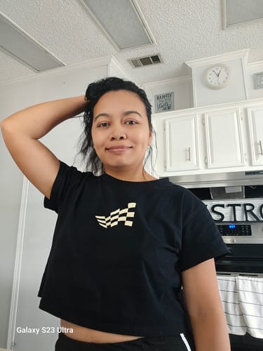 Customer photo review of WO'S CORSA CROP TEE