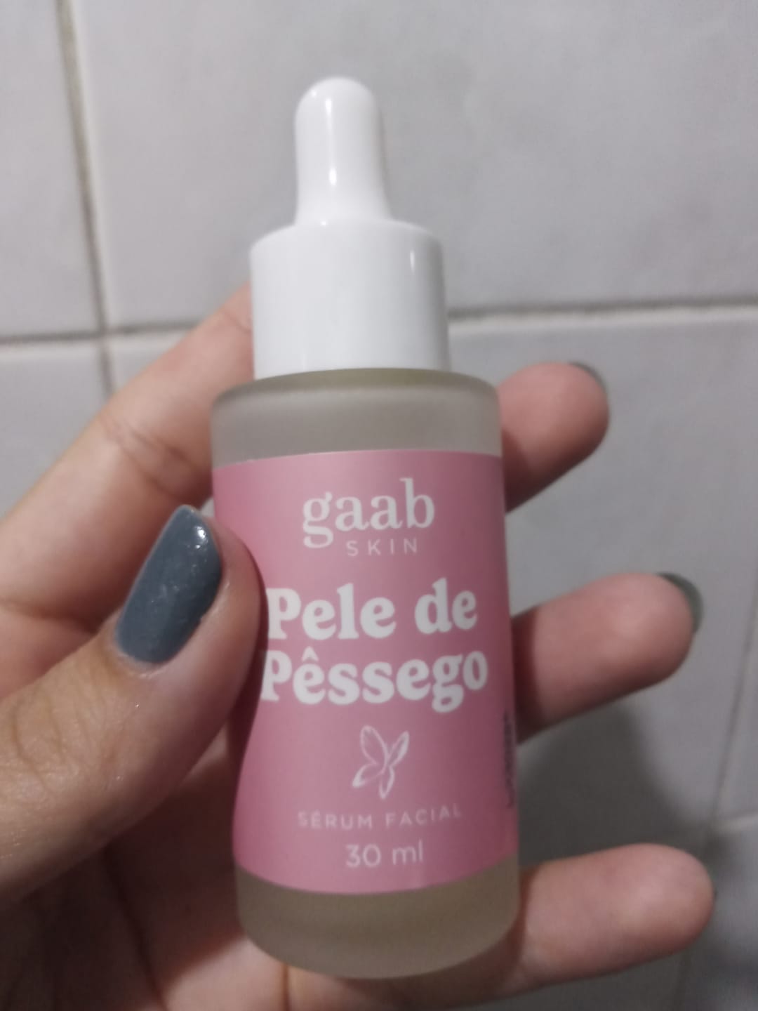 Customer photo review of Pele de Pêssego - Sérum Facial 30 ml