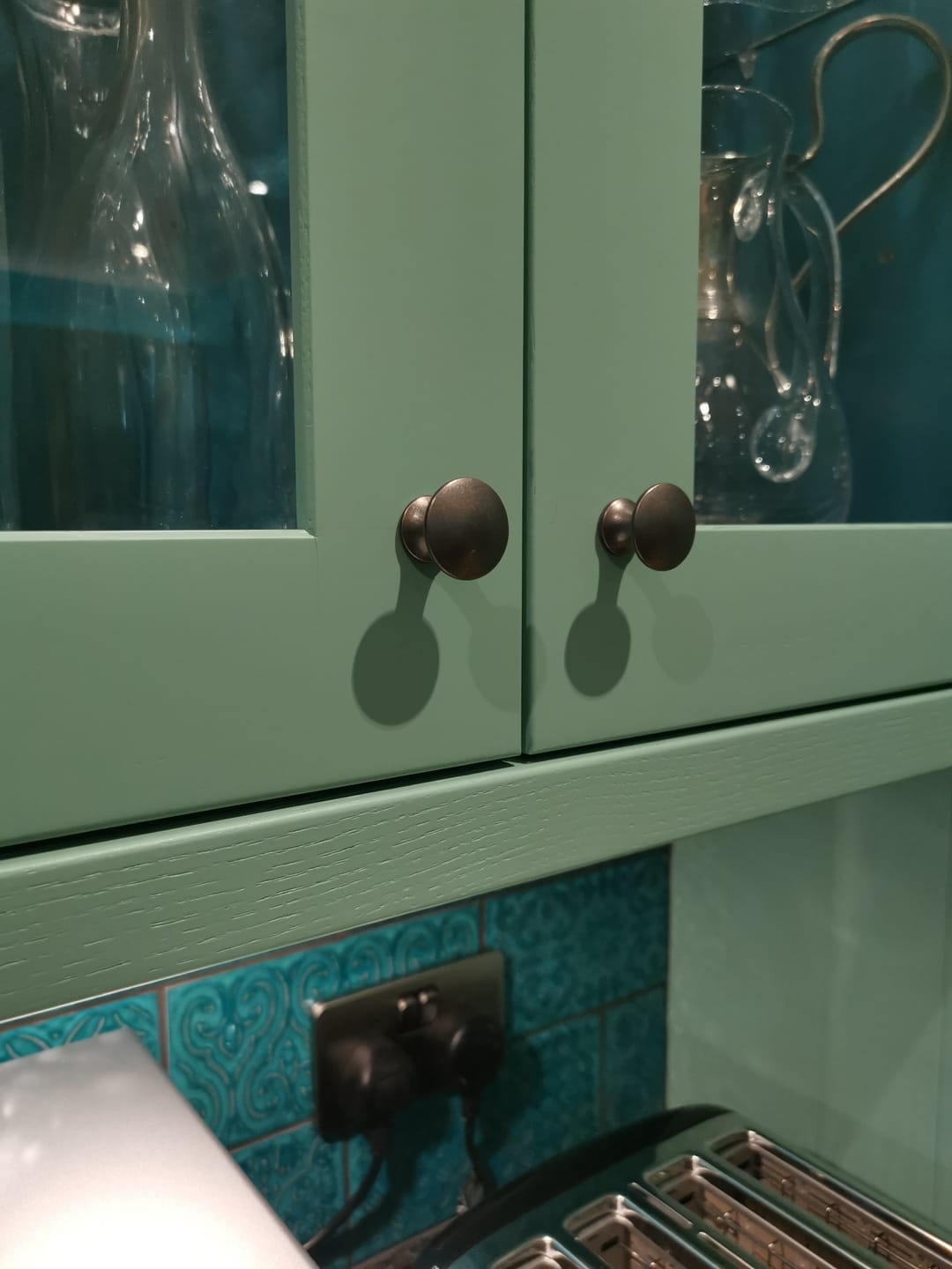 Customer photo review of Classic Cast Iron Cupboard Handles
