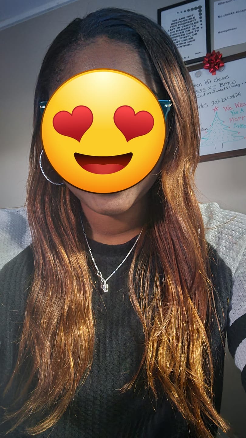 Customer photo review of Light Yaki Human Hair Bundles WB053