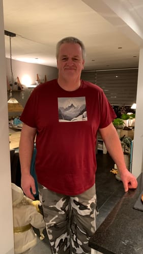 Customer photo review of Bergspitzen Eco T-shirt