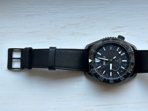 Customer photo review of Black Saffiano