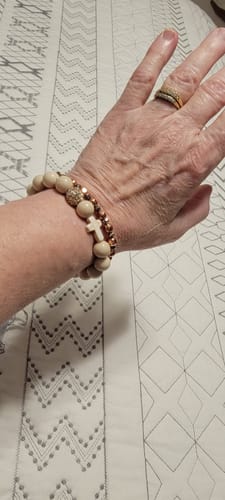 Customer photo review of ' Thou Art with Me ' - White Fossil
