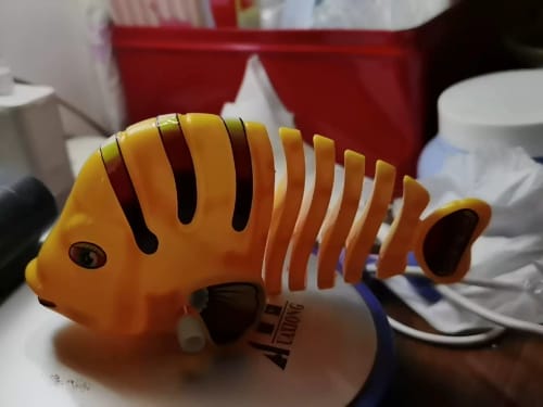 Customer photo review of Wiggly Fish - Baby Crawling Aid