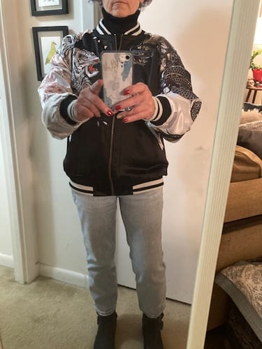 Customer photo review of Four Legendary Creatures Sukajan Souvenir Jacket