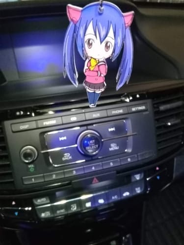 Customer photo review of Wendy Marvell Keychain Custom Fairy Tail Anime Car Accessories