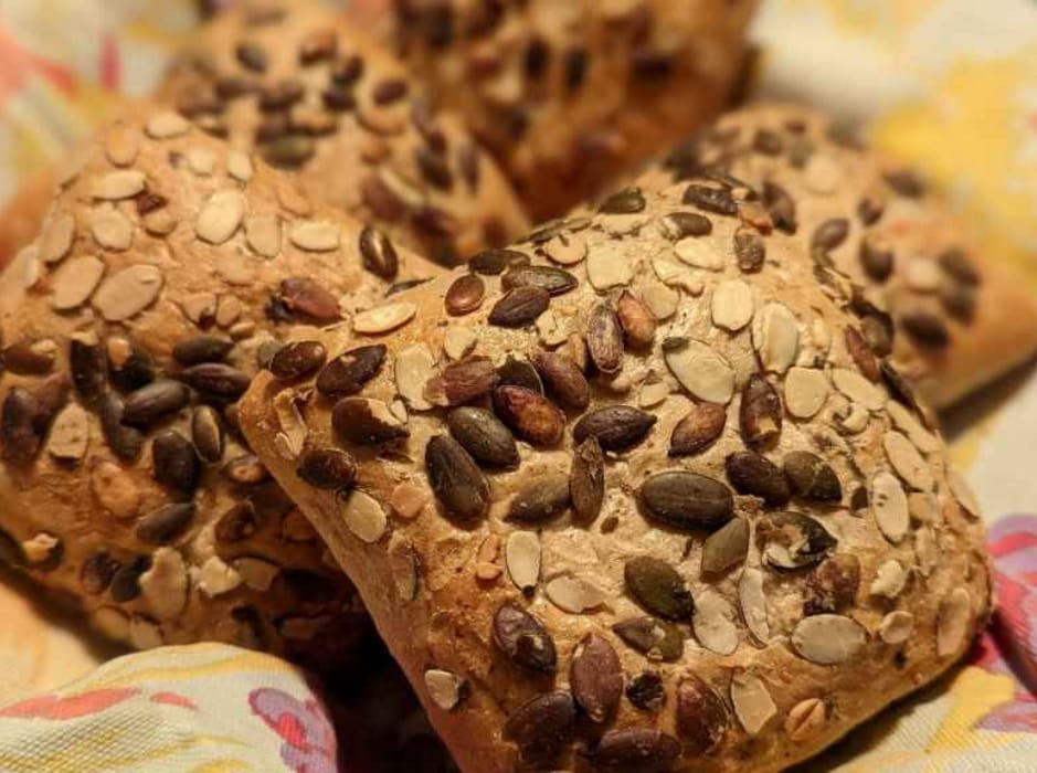 Customer photo review of Pumpkin Seed Rolls (5 pack)
