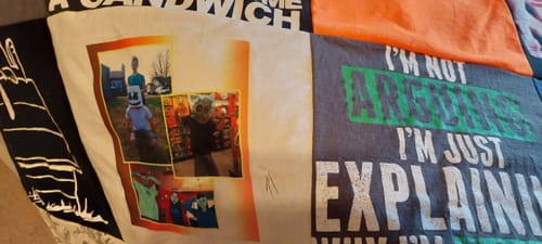 T-shirt quilt by Krystal from VA