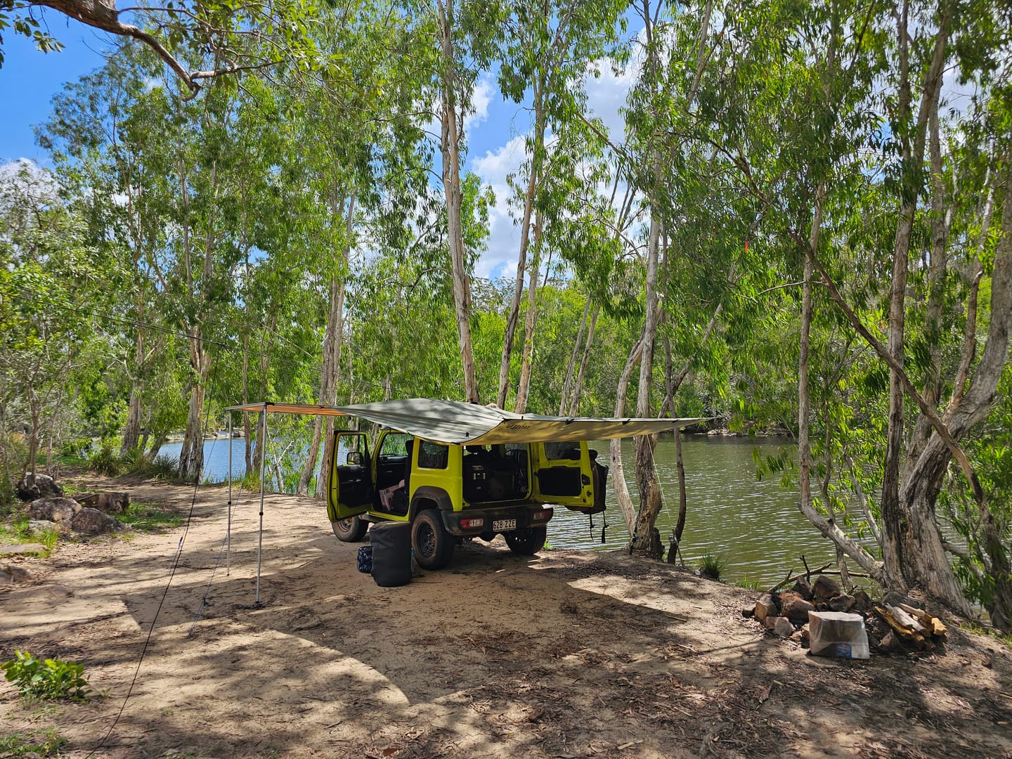 Customer photo review of 3m x 3m Lightweight Tarp