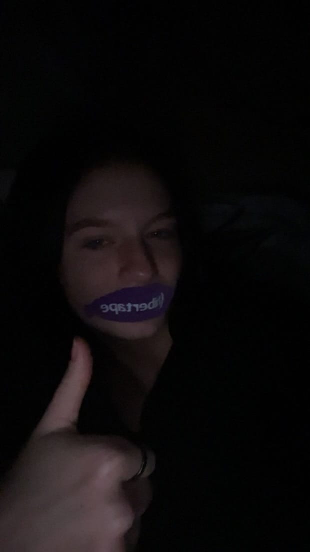 Customer photo review of Lavender-Infused Sleep Tape - 3 Month Supply