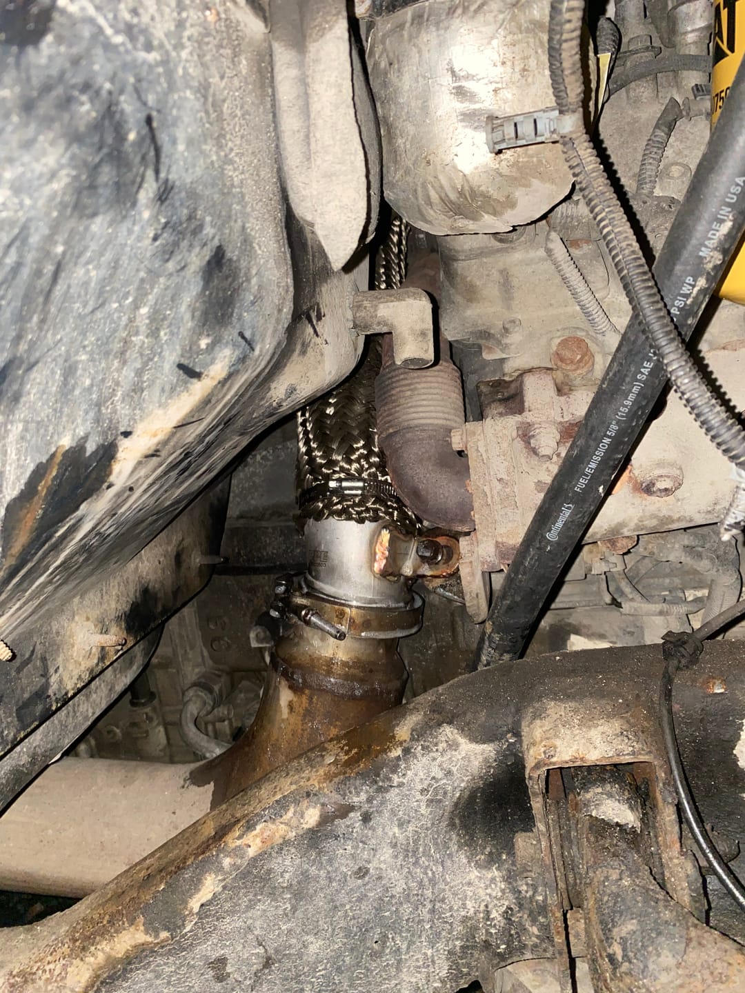 Customer photo review of 2004.5-2010 Duramax 3" Stainless Steel Downpipe (117000500)