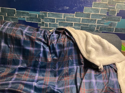 Customer photo review of Jewish Tartan Blanket, Tartan Throw Blanket, Tartan Fleece Blanket, Tartan Plaid Blanket TS23