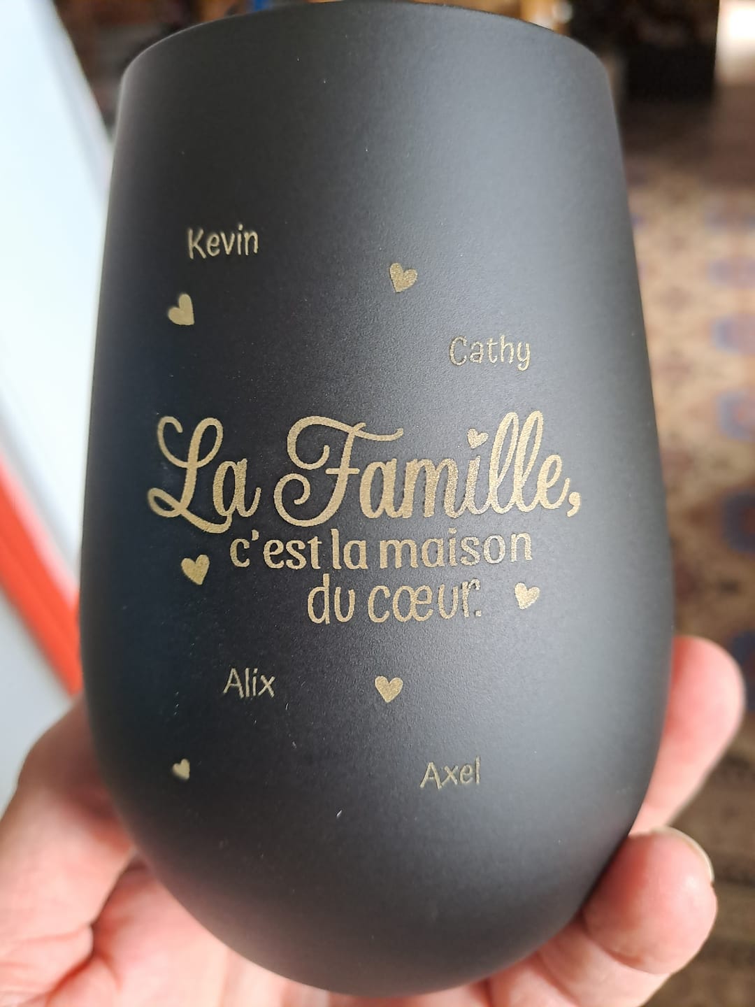 Customer photo review of La maison du cœur - Famille - Bougeoir