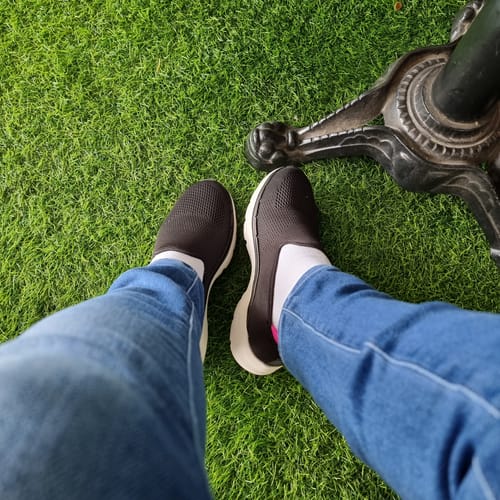 Customer photo review of Skechers Women's Go Walk 6 - Ocean Splash