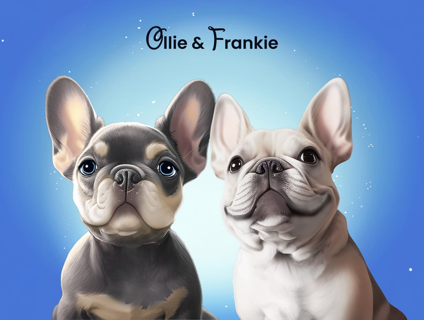 Customer photo review of Turn Your Pet Into A Cartoon Portrait