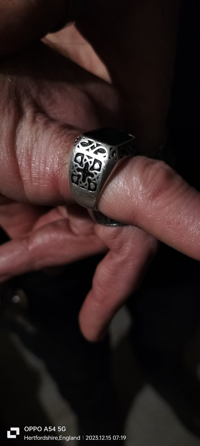 Customer photo review of GREEN GEM. - 925 SILVER