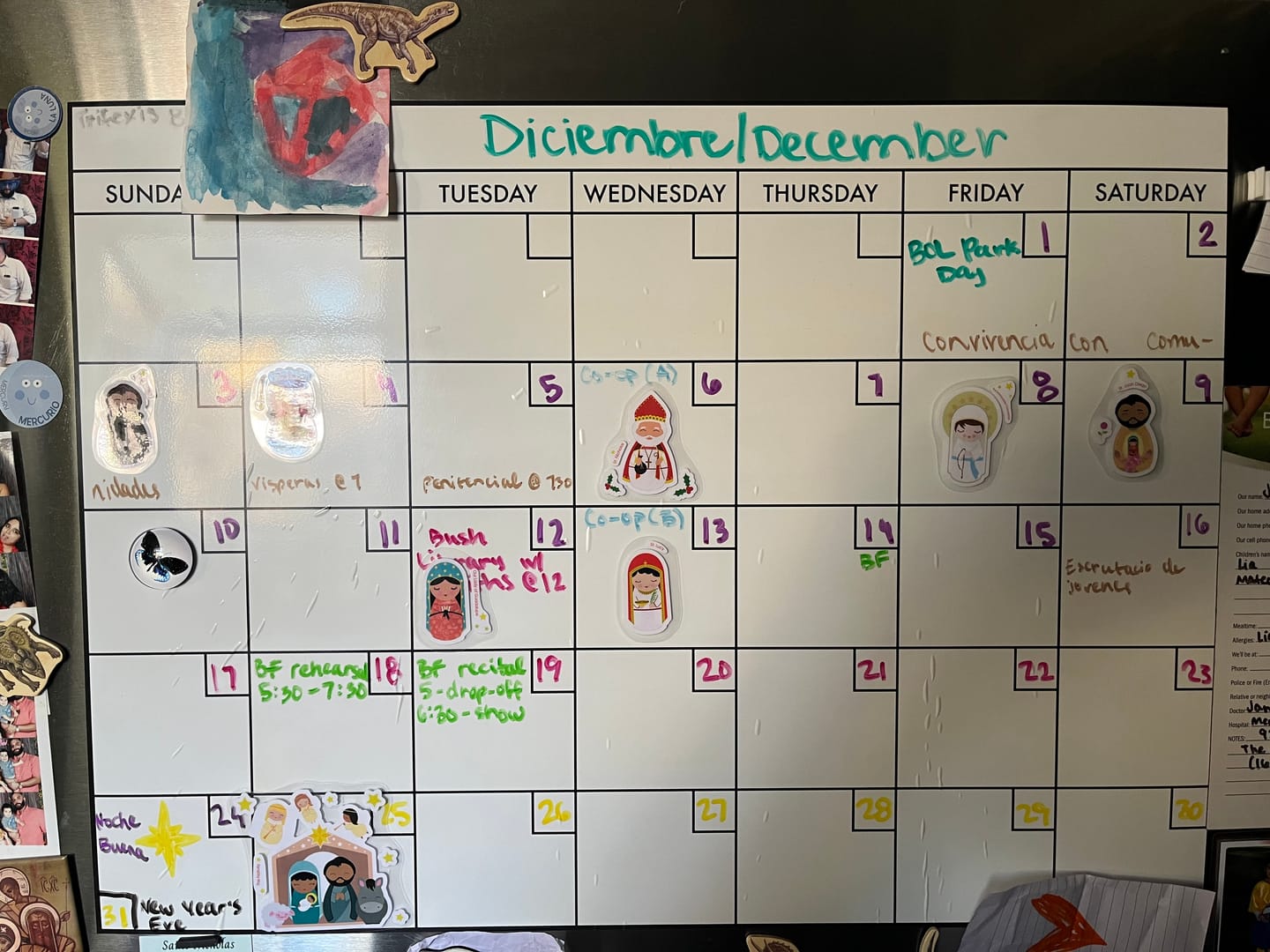 Customer photo review of Saints of the Month Sticker Book
