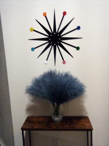 Customer photo review of Atomic City Wall Decor