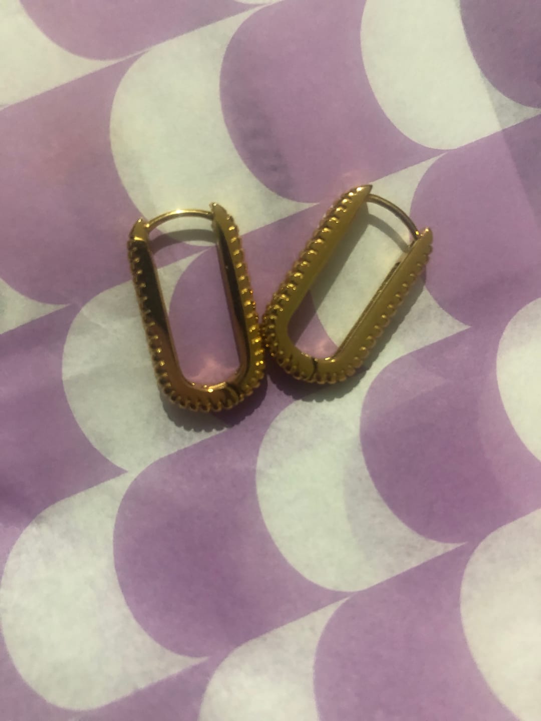 Customer photo review of Aretes Gyna