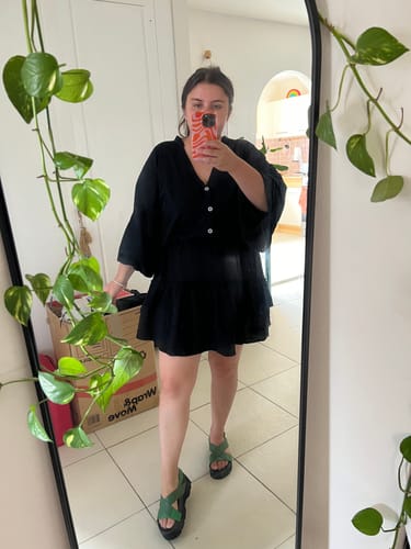 Customer photo review of Rosetta Black Smock