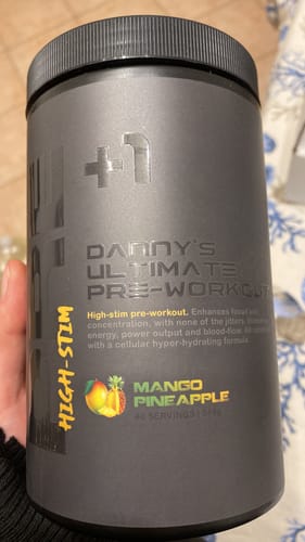 Customer photo review of +1© Danny's Ultimate Pre Workout (high-stim)