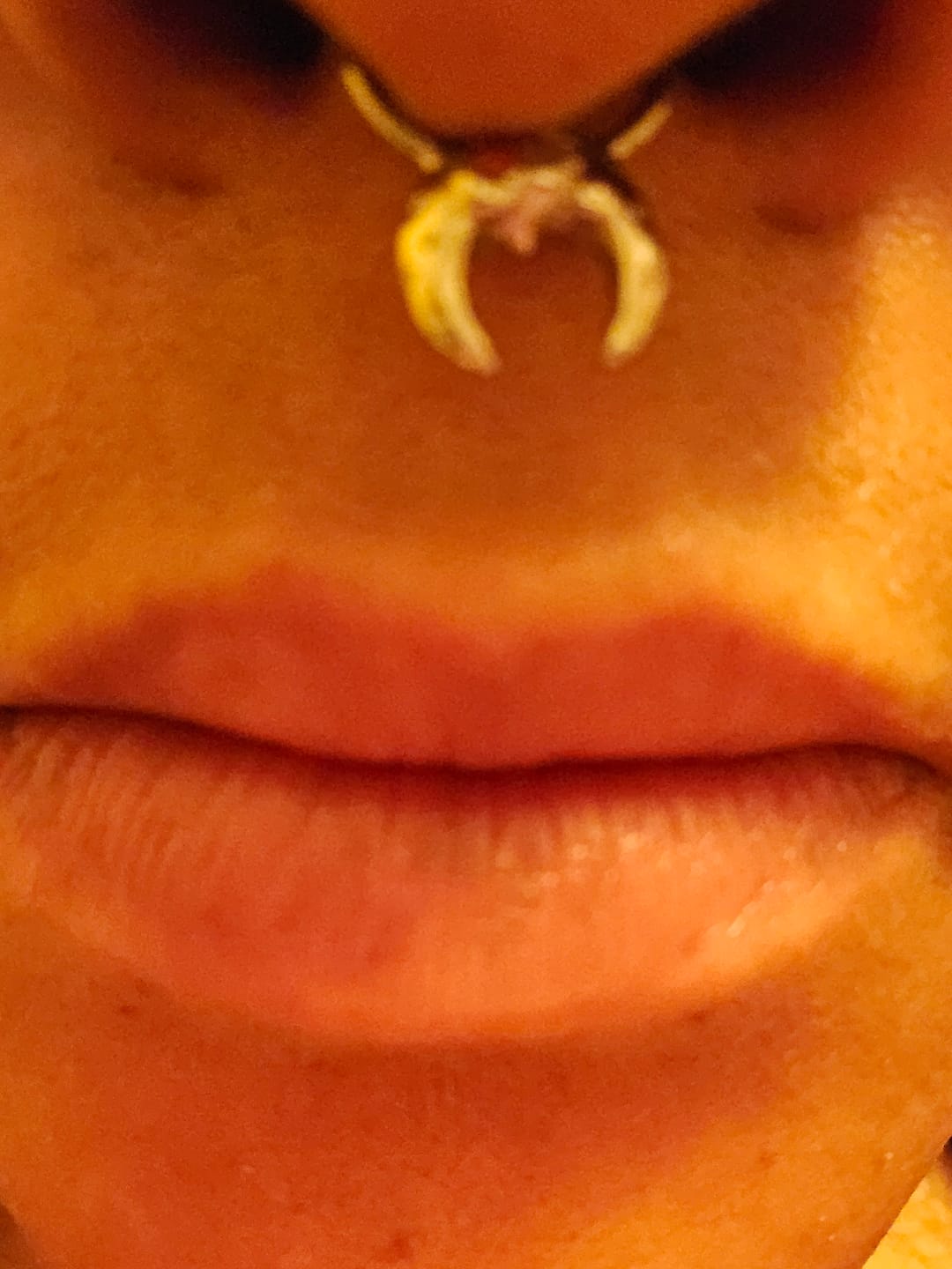 Customer photo review of FAUX LUNA SEPTUM