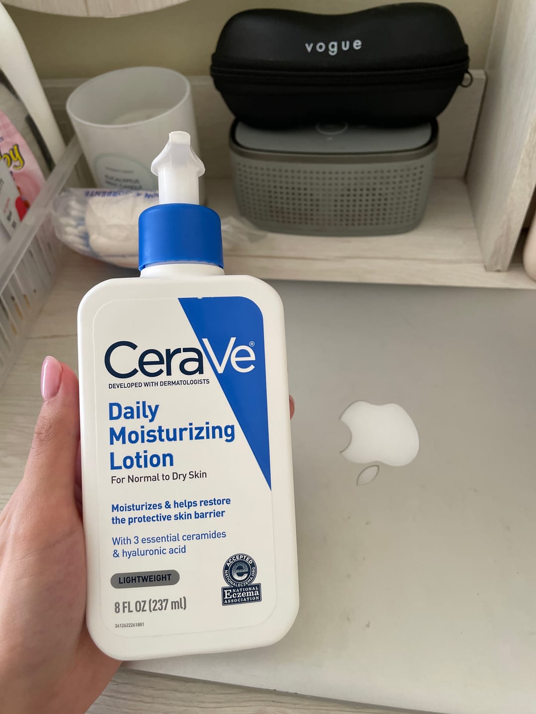 Customer photo review of Daily Moisturizing Lotion